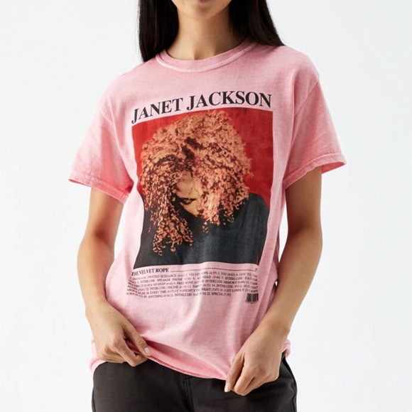 PacSun Tops - Janet Jackson Distressed The Velvet Rope T-Shirt